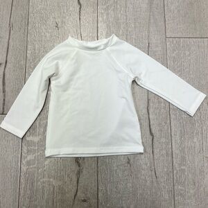 Cat & Jack white swim top